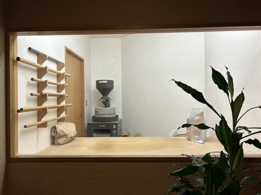 そば打ち場