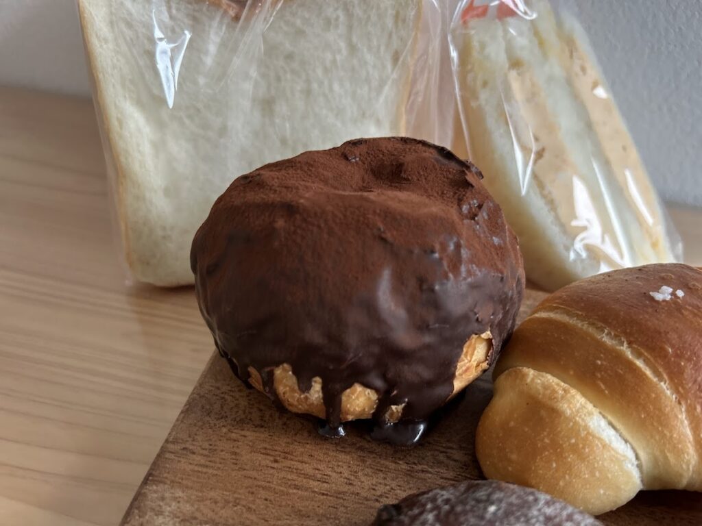 丸いチョコパン