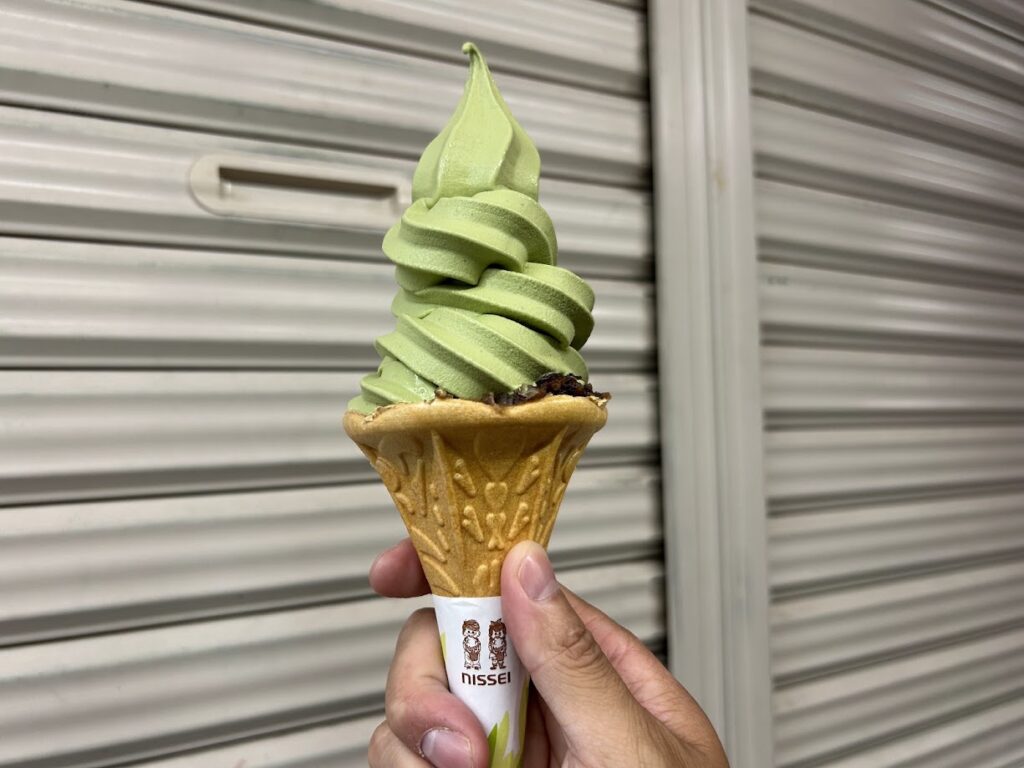 抹茶ソフト（アンコ入り）