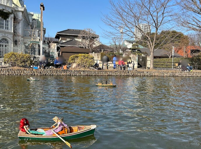 乗船中に遭遇したラジコン