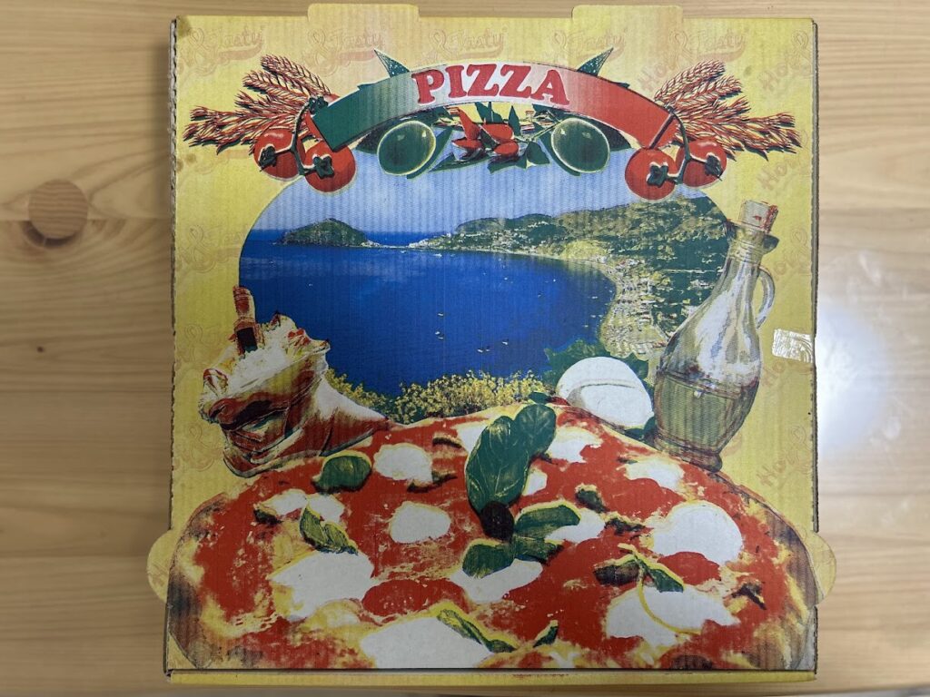 PIZZERIA GTALIA DA FILIPPOのマルゲリータピザのパッケージ