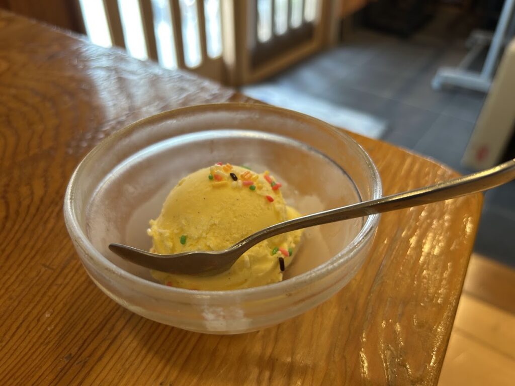 バニラアイス