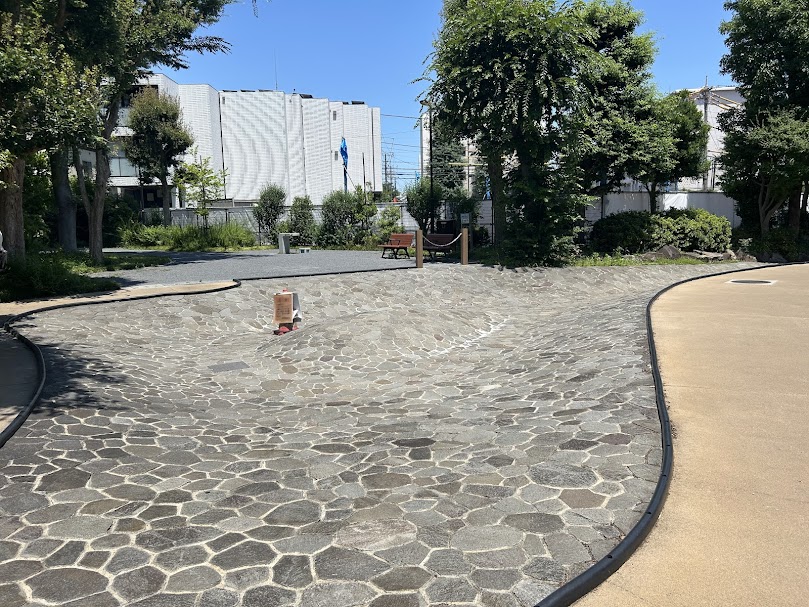 和田堀緑道水遊びエリア