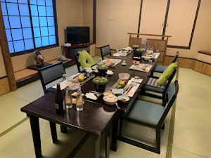夕食の様子