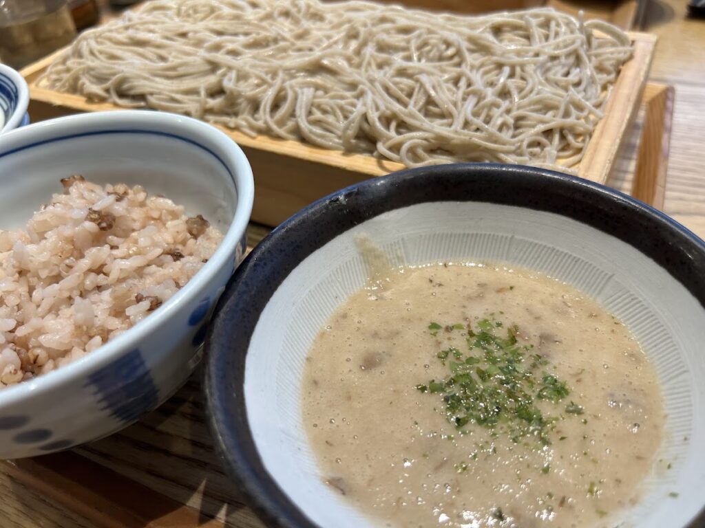 自然薯とお蕎麦