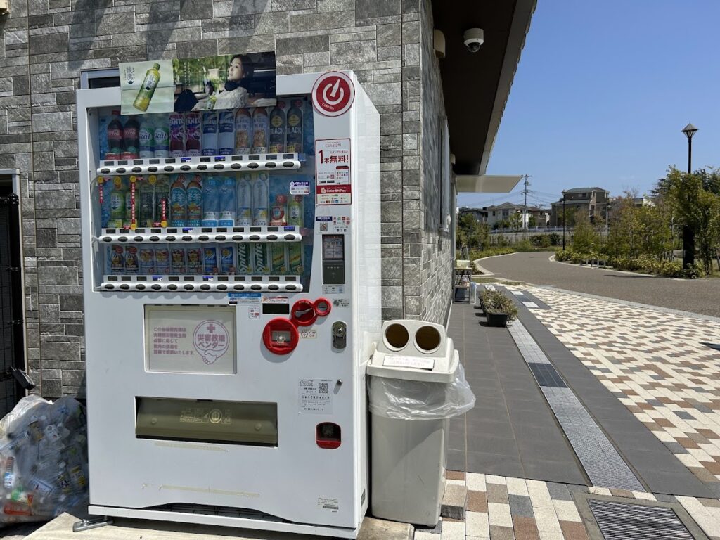 事務所横飲料自販機