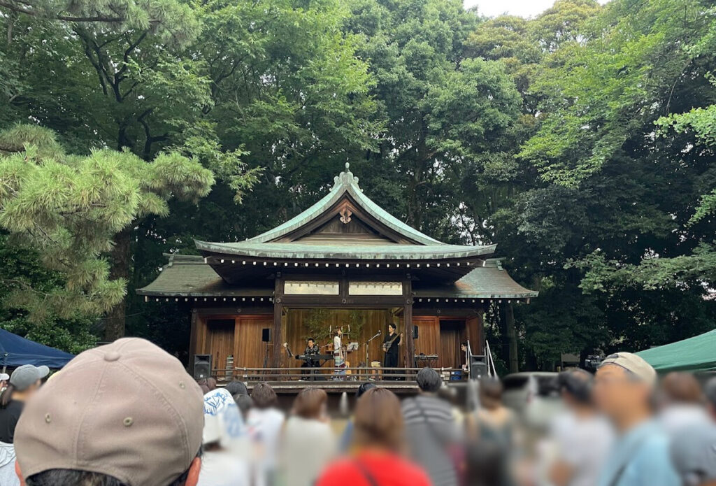 神楽殿ライブ