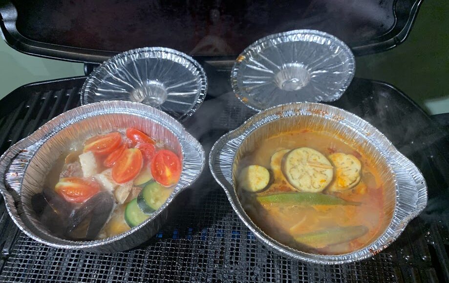 アヒージョとカレー