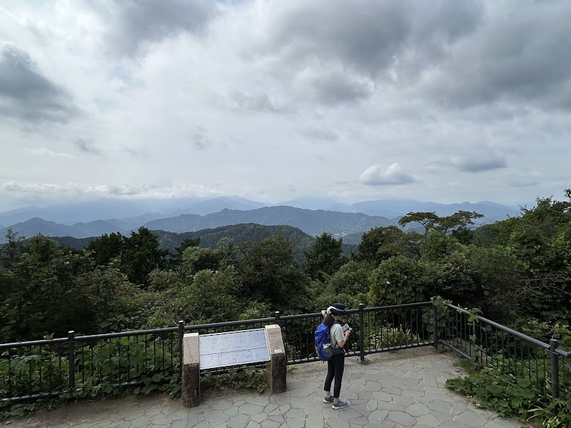 頂上からの景色