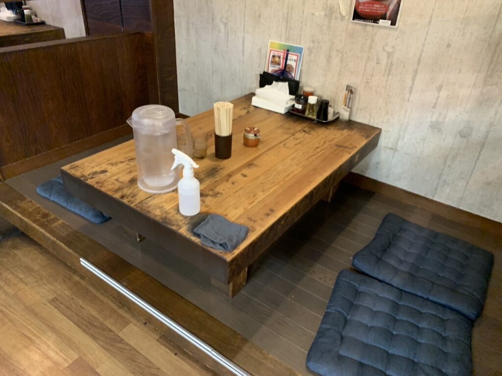 座敷席