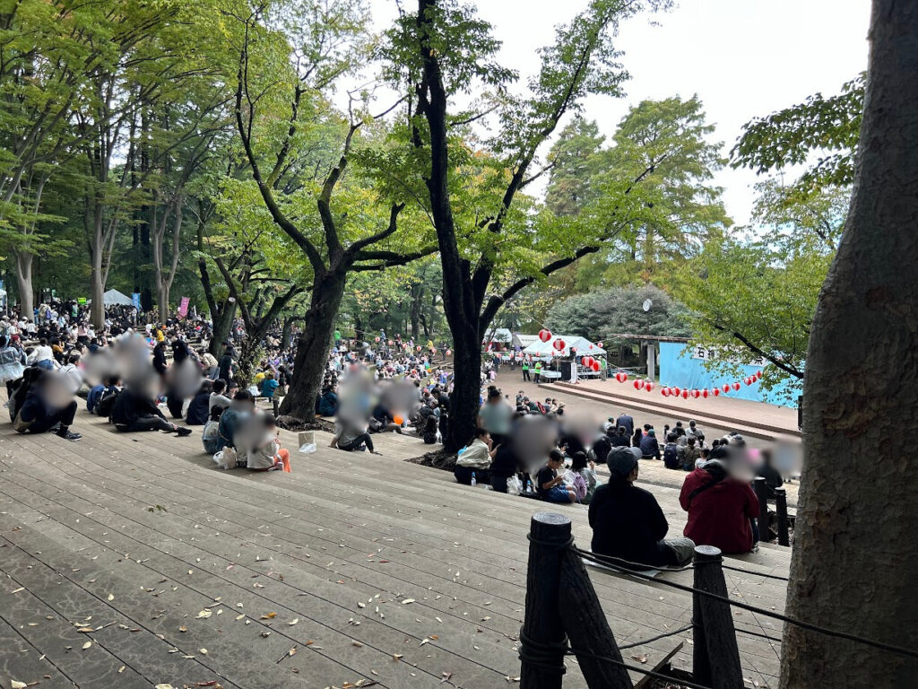 ステージと観客席