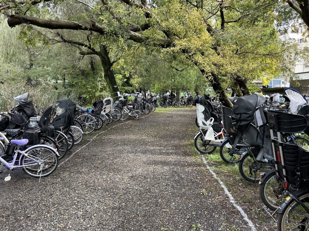 駐輪場の様子