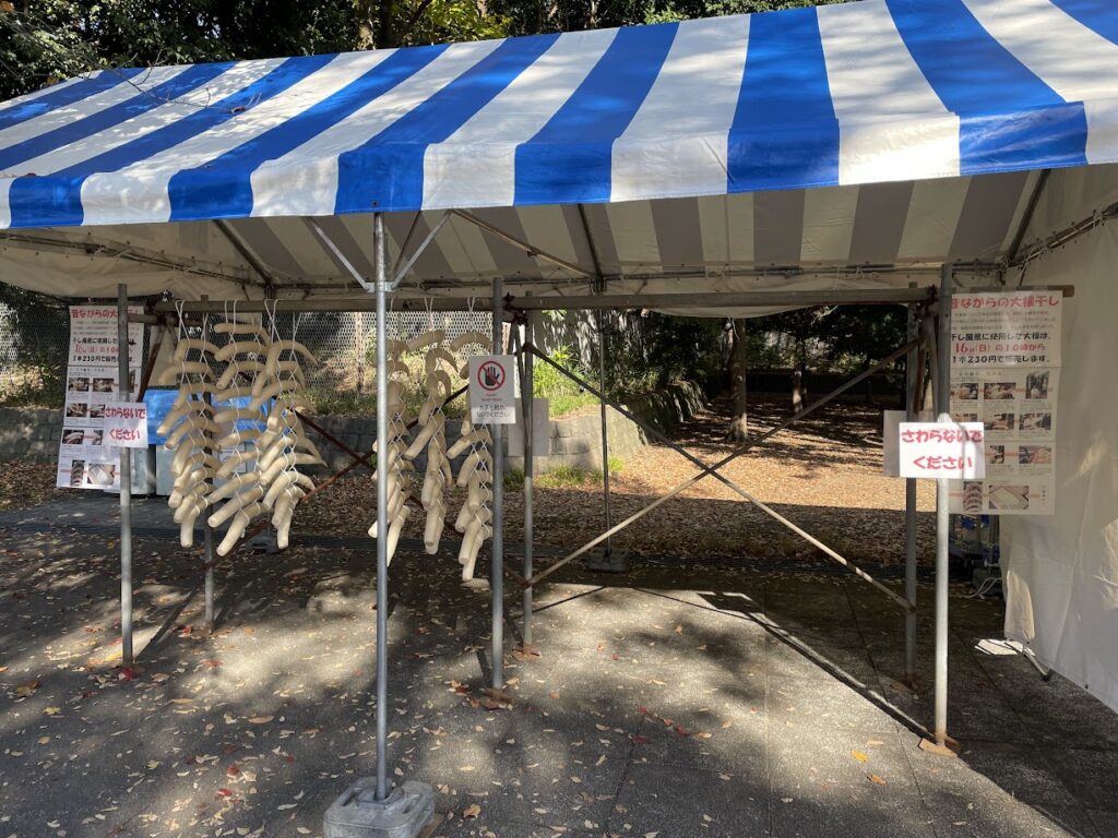 練馬大根「たち編み」