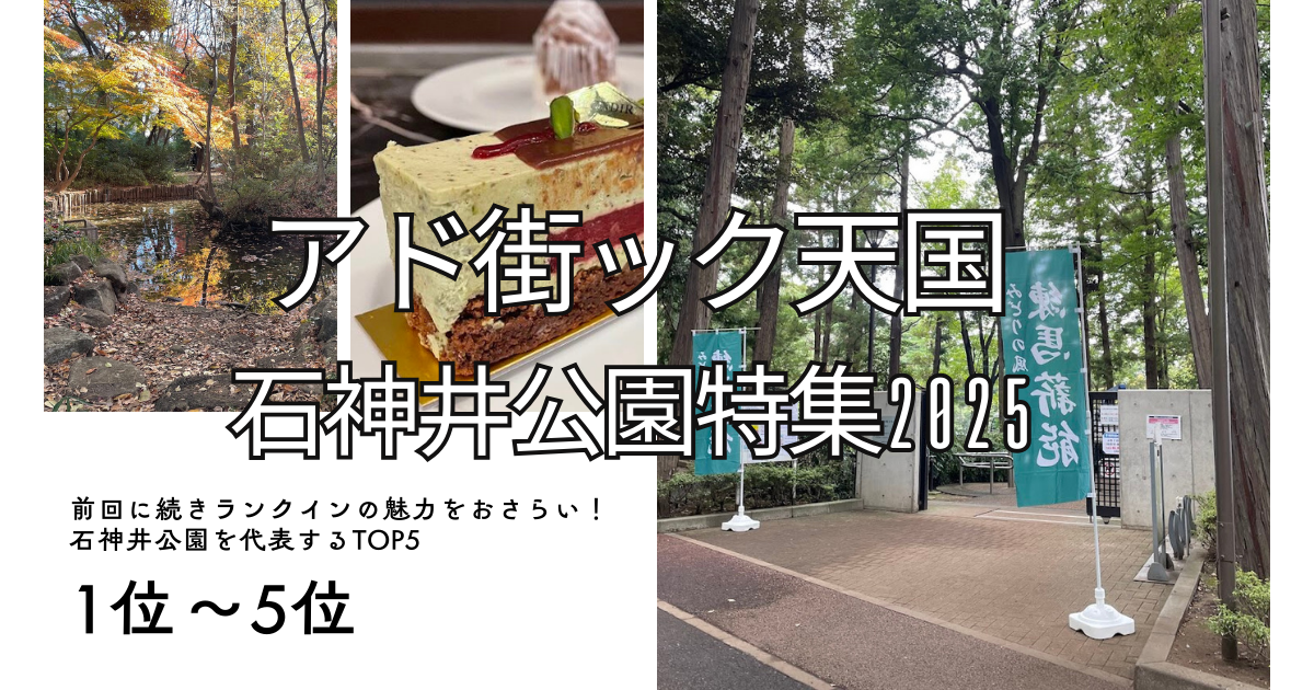 アド街石神井公園TOP5