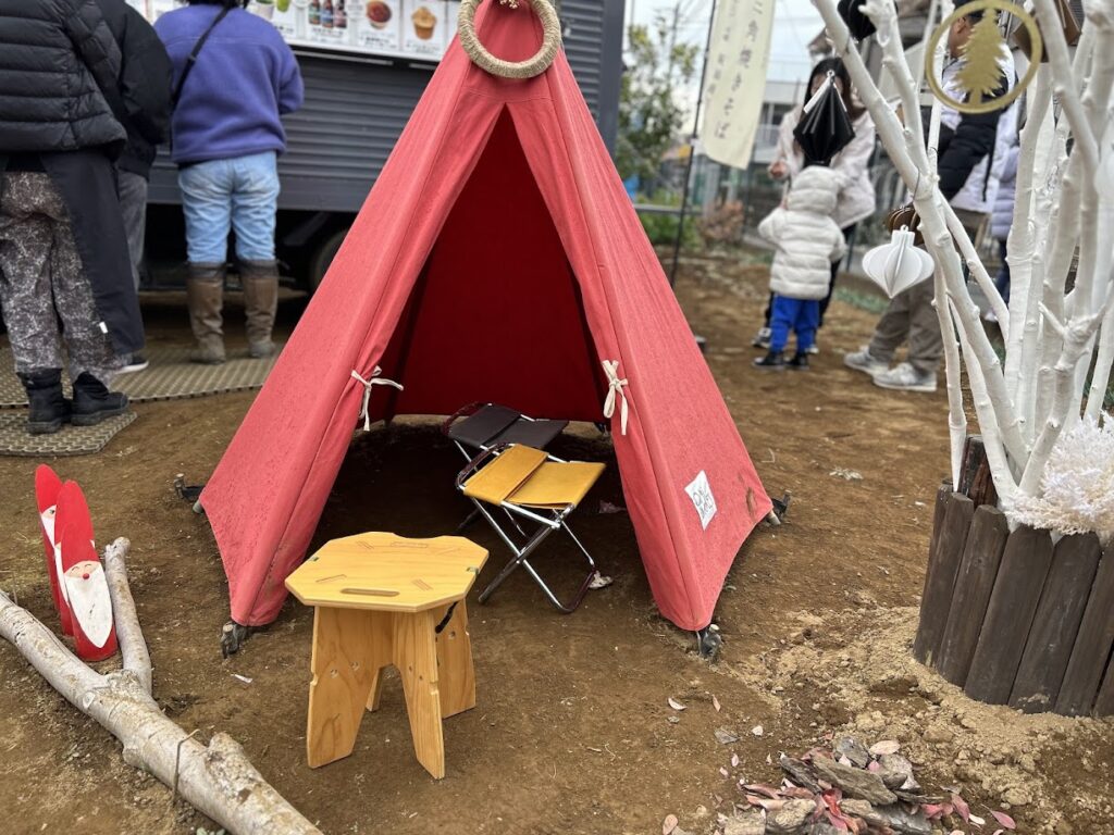 子どもサイズのテント