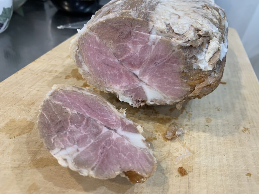 チャーシュー断面