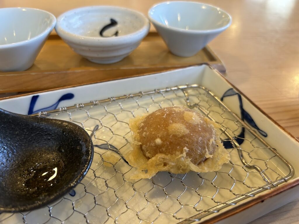 饅頭の天ぷら
