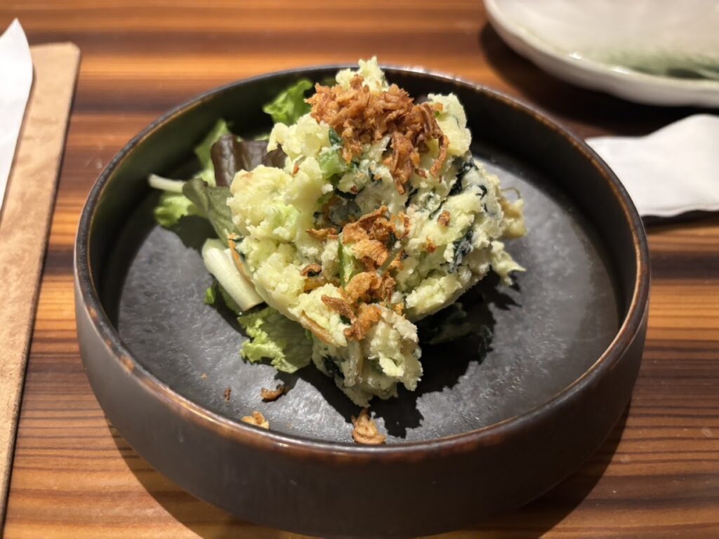 野沢菜ポテトサラダ