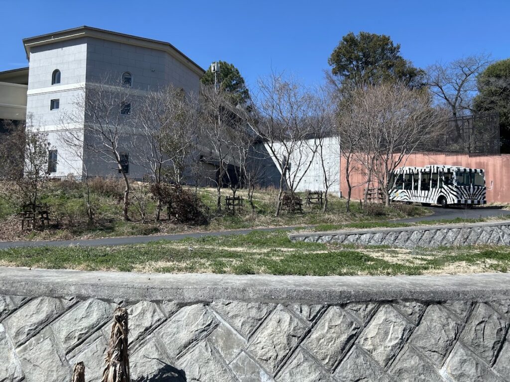 ライオンバス車内から見た風景