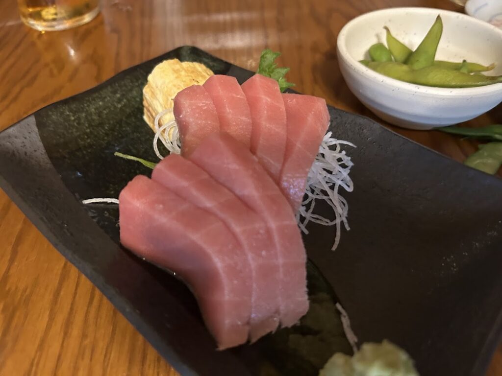 本まぐろ赤身の刺身