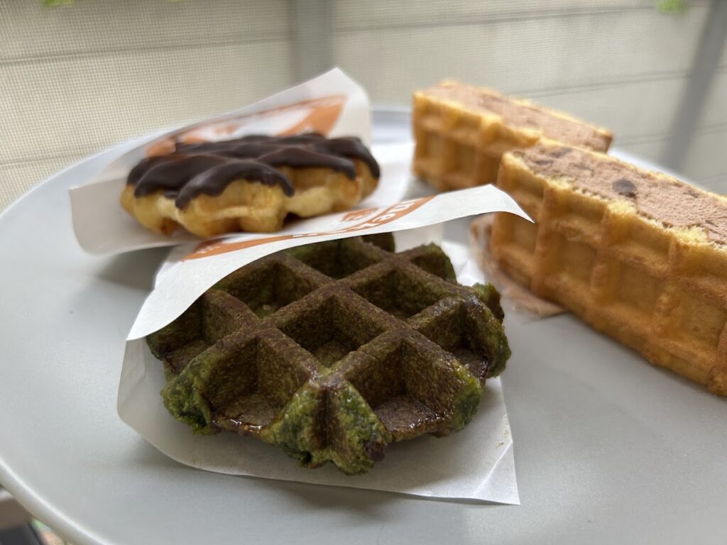 宇治抹茶ワッフル
