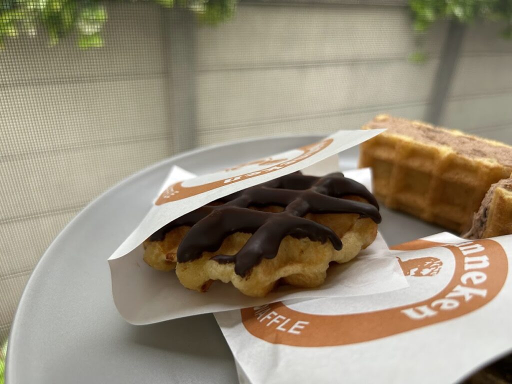 チョコレートワッフル