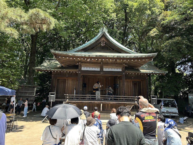 神楽殿ライブ