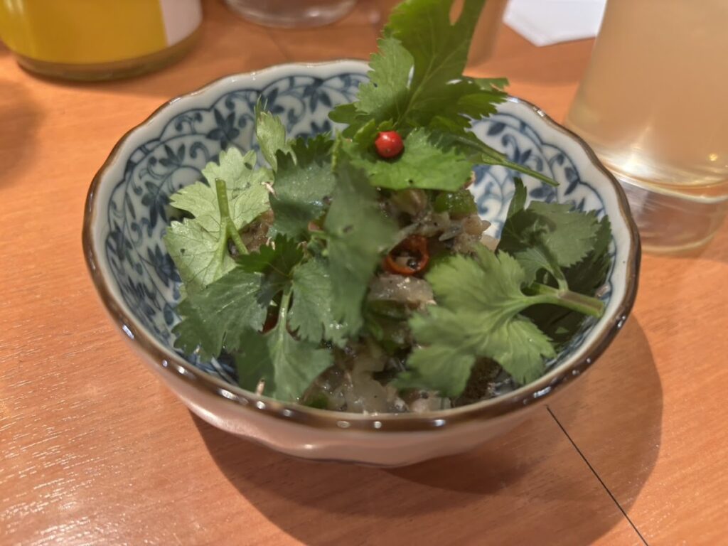 鯖のタイ風スタミナ和え