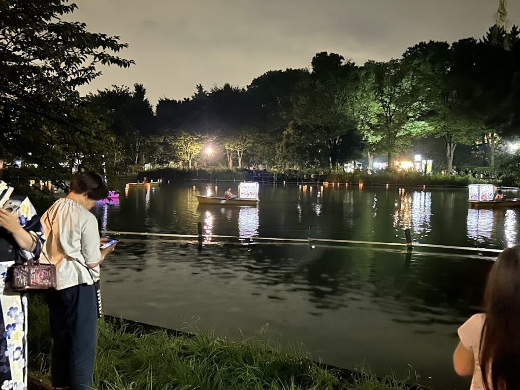 灯篭の様子