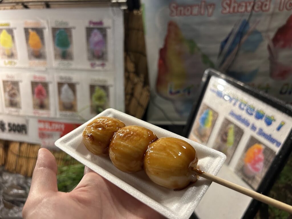 購入したおだんご