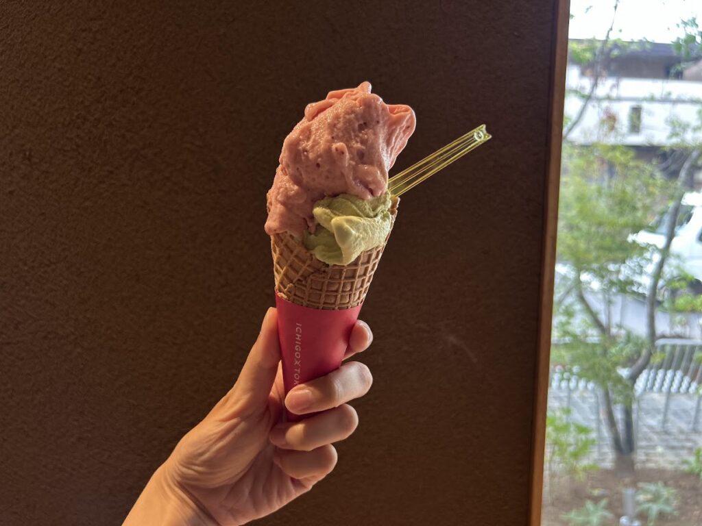 あまりんソルベとピスタチオ