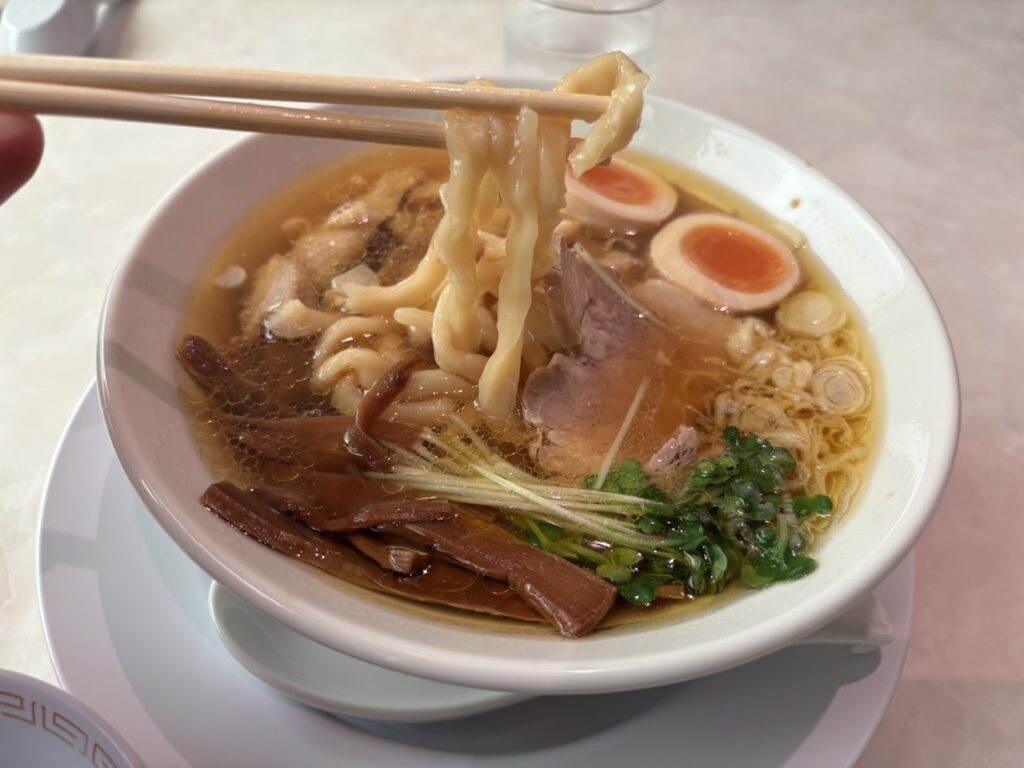 太い麺