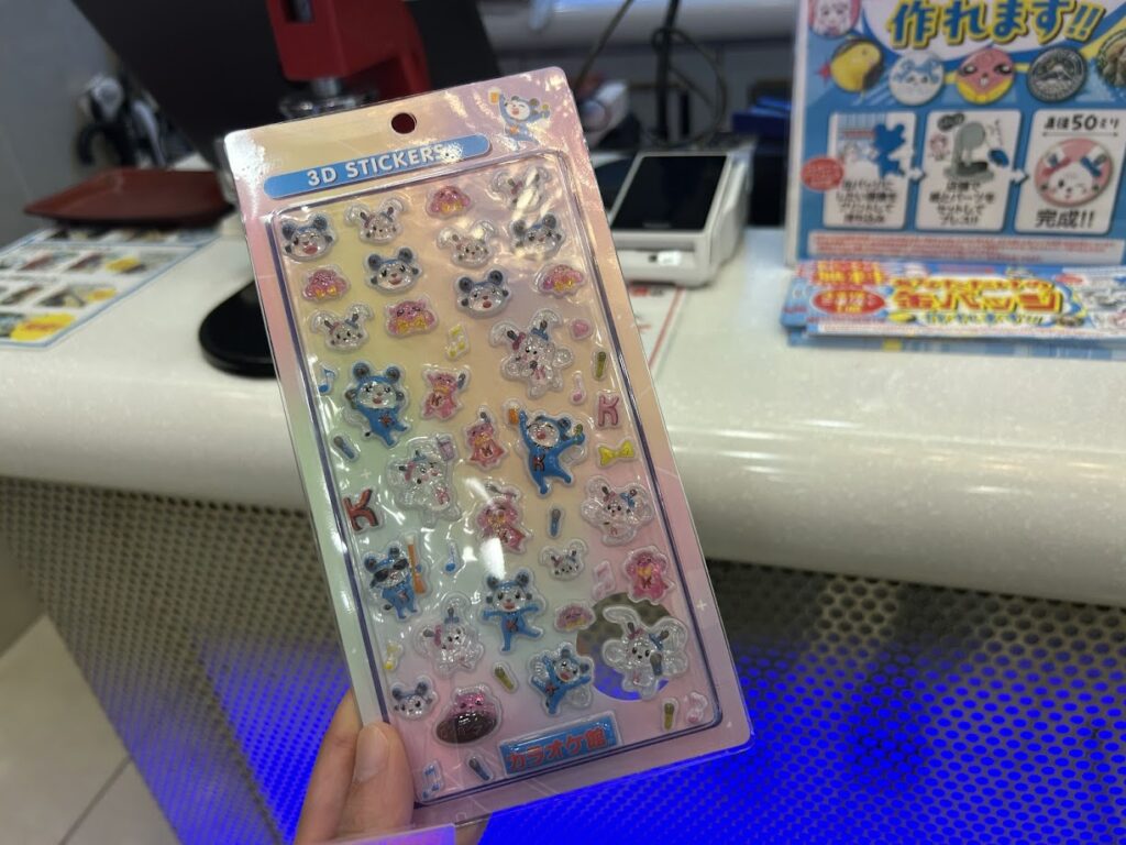 カラオケ館シール