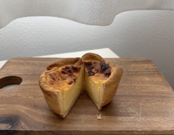 エッグタルト断面。